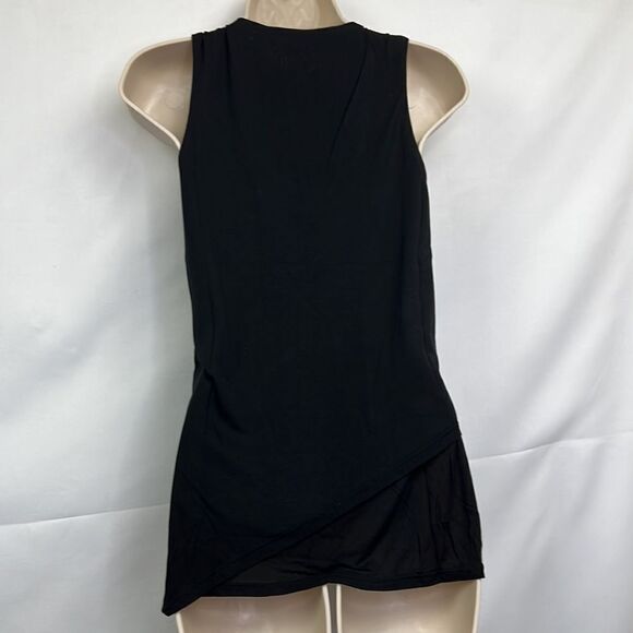 Lanston Revolve black lined tank top tunic NWT size XS - Picture 7 of 11